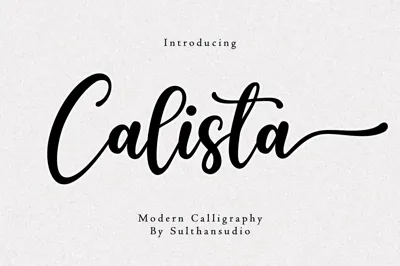 Calista Script Free Download