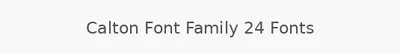 Calton Font Family 24 Fonts