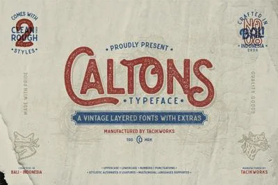 Caltons Typeface With Extra Bonus