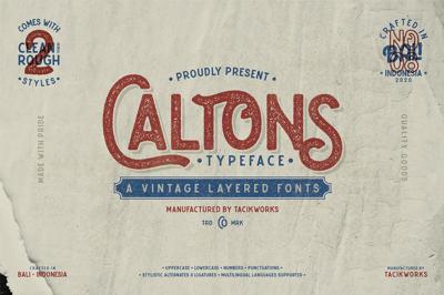 Caltons Typeface Free Download