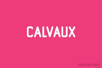 Calvaux Font Family