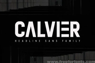 Calvier - Headline Sans Family