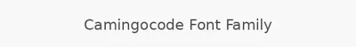 Camingocode Font Family