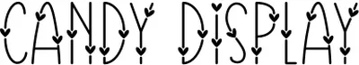 Candy Display Font