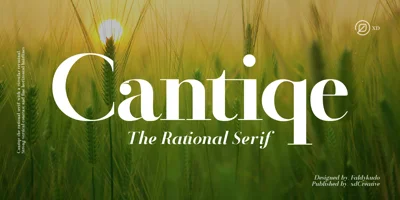 Cantiqe Font