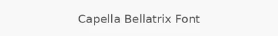 Capella Bellatrix Font