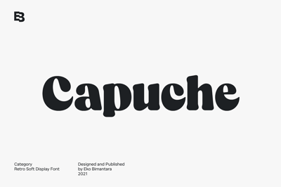 Capuche; Retro Display Font Free Download