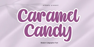 Caramel Candy Font
