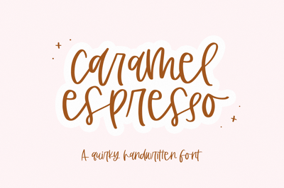 Caramel Espresso | Handwritten Font Free Download