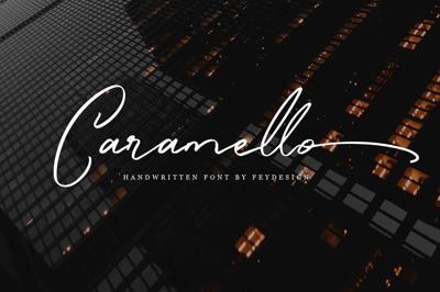 Caramello - Handwritting Script Font Free Download