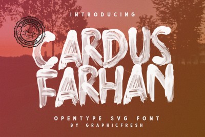 Cardus Brush SVG Font