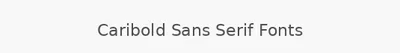 Caribold Sans Serif Fonts