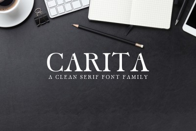 Carita Clean Serif 3 Font Family