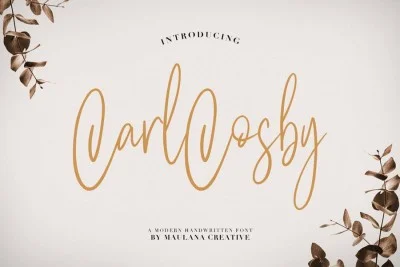 Carlcosby Font