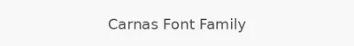 Carnas Font Family