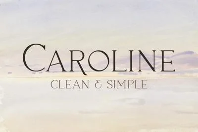 Caroline - Minimal Modern Typeface