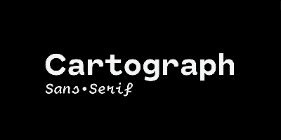 Cartograph CF Font Free Download