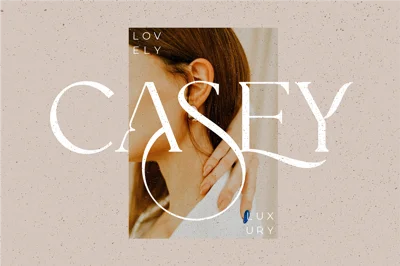 Casey - Luxury Editorial Typeface