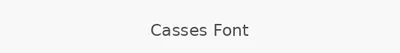 Casses Font