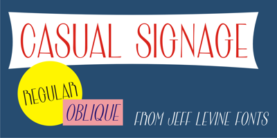 Casual Signage JNL Free Download