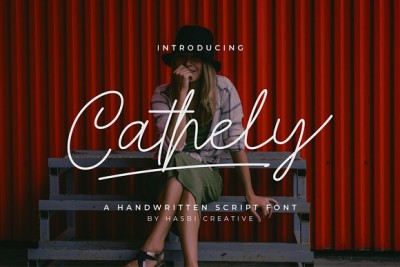 Cathely - Script Handwritten Font