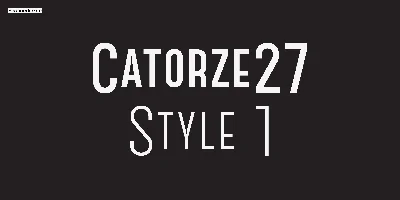 Catorze27 Style 1 Font