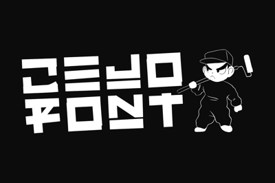 "CEJO" Graffiti Display Font Free Download