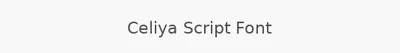 Celiya Script Font