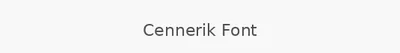 Cennerik Font