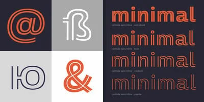 Centrale Sans Inline Font