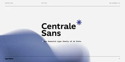 Centrale Sans Font