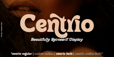 Centrio Typeface Free Download