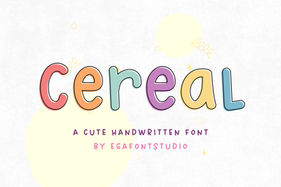 Cereal | Cute Handwritten Font Free Download