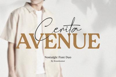 Cerita Avenue || Nostalgic Font Duo Free Download