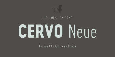 Cervo Neue Free Download