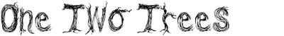 Cf One Two Trees Font