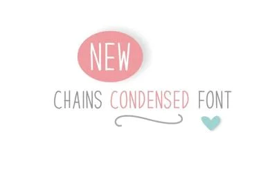 Chains Condensed Font