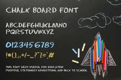 Chalk Board Font Free Download