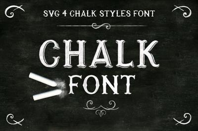 Chalk SVG font Free Download