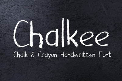 Chalkee - English and Russian Chalk Handwritten Font