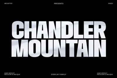 Chandler Mountain Font
