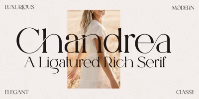 Chandrea Serif Font