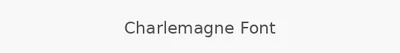 Charlemagne Font