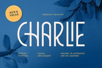 Charlie - Another Artdeco Style Font