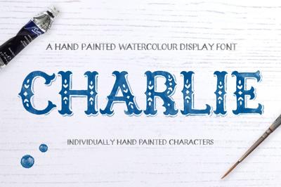 Charlie Watercolour Display Font Free Download