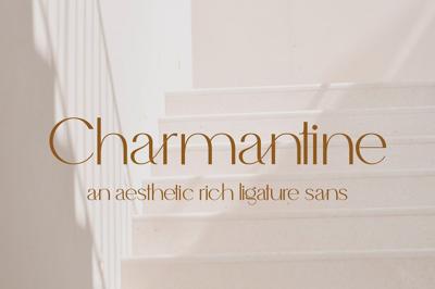 Charmantine A Rich Ligatured Sans Free Download