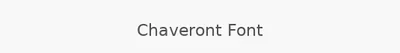 Chaveront Font