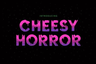 Cheesy Horror Font Free Download