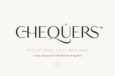 Chequers - Modern Sans Serif Free Download