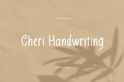Cheri Handwriting Font